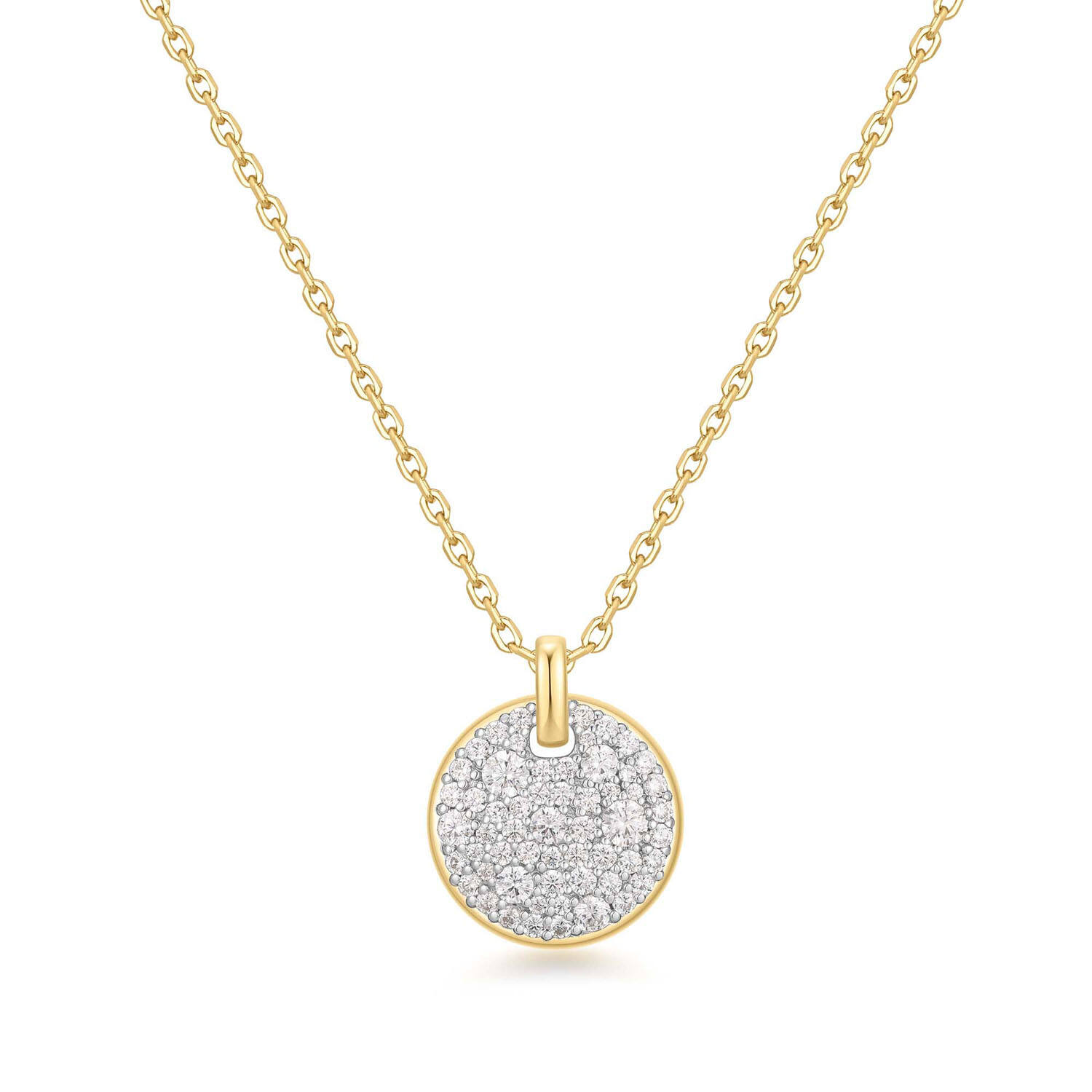  Reimaginer - Silber / 14kt GP - Zirkonia - 50cm
